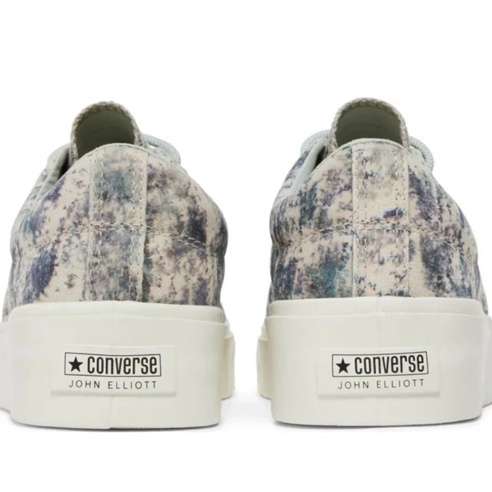 Converse John Elliott Skid Grip OX French Oak Green textured fabric, new, no box - Picture 4 of 7